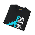 Papa India Lima Oscar Tango - PILOT - T-Shirt - Pilot gifts - WWII warbird t-shirt