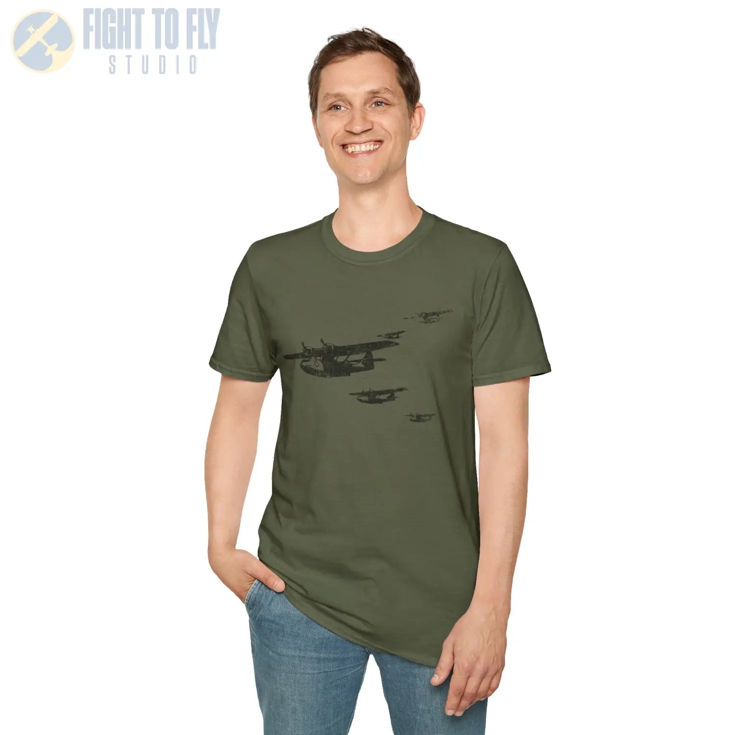 PBY Catalina “Island Hopper” WWII Formation T-Shirt - Pilot gifts - warbird t-shirt