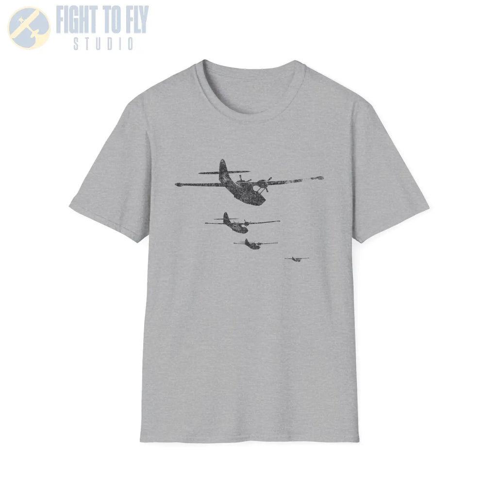PBY Catalina “Ocean Patrol” Formation T-Shirt - Pilot gifts - WWII warbird t-shirt