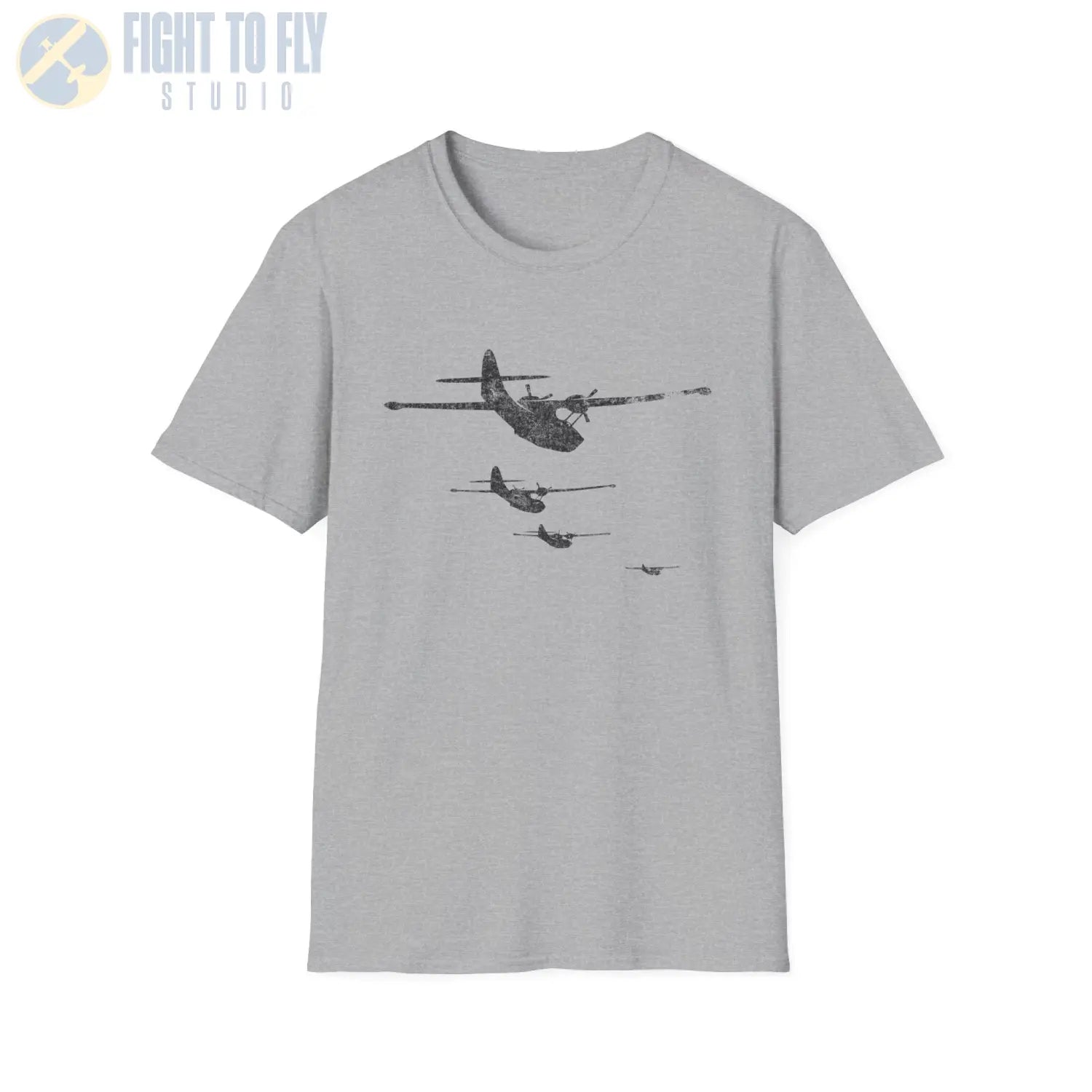PBY Catalina “Ocean Patrol” Formation T-Shirt - Pilot gifts - WWII warbird t-shirt