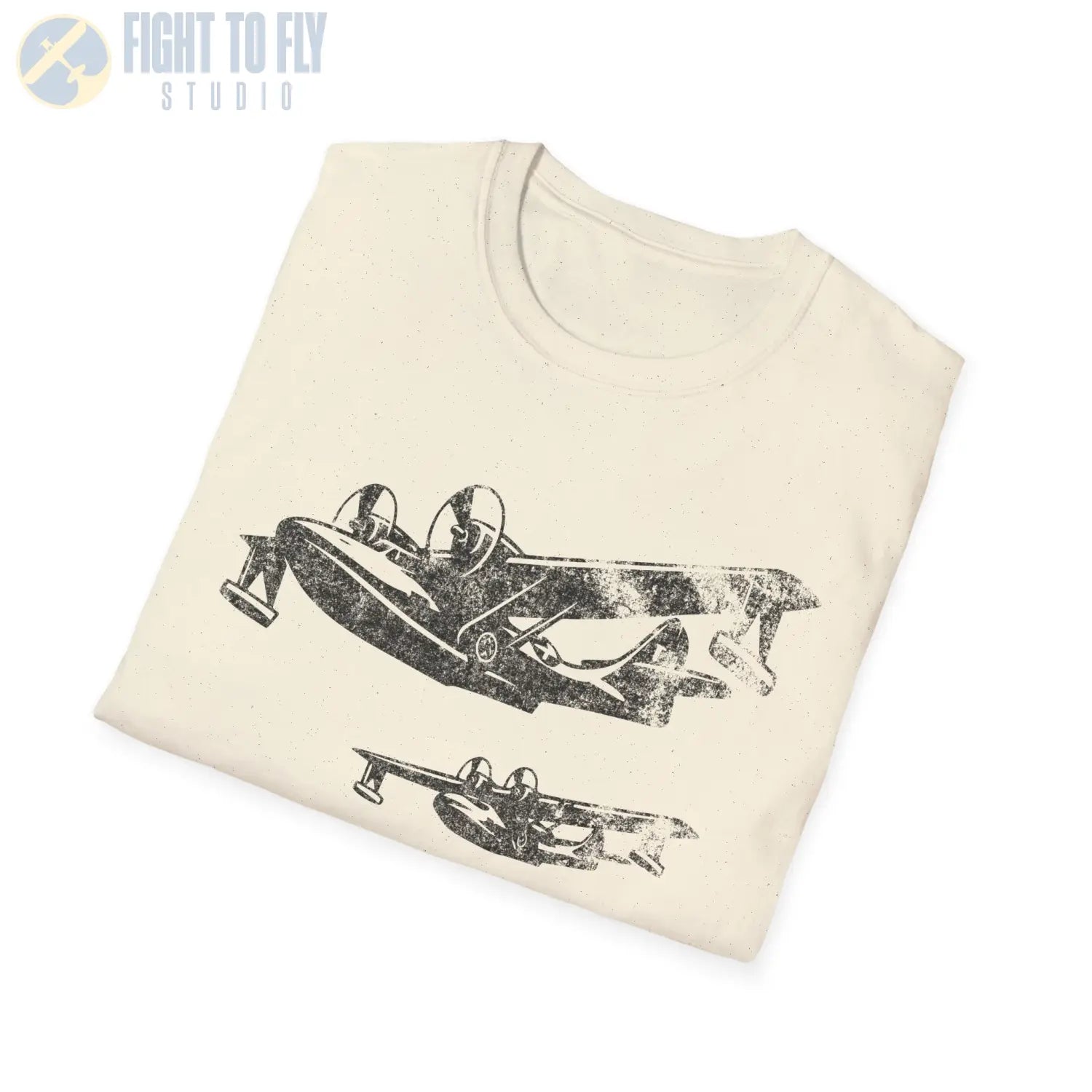 PBY Catalina “Triple Formation” WWII T-Shirt - Pilot gifts - warbird t-shirt