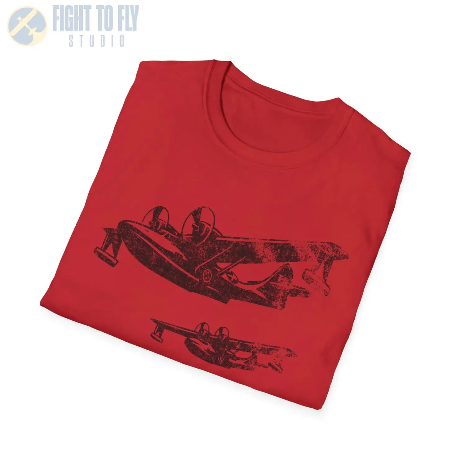 PBY Catalina “Triple Formation” WWII T-Shirt - Pilot gifts - warbird t-shirt
