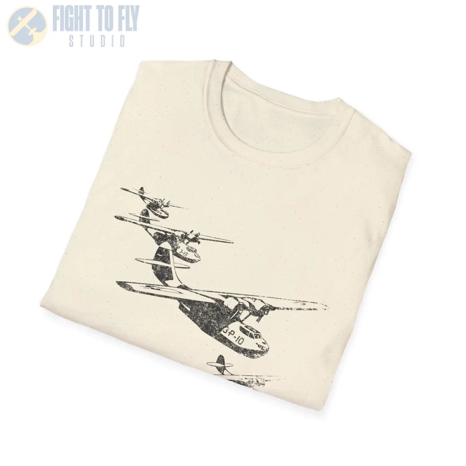 PBY Catalina “Wings Over Water” WWII Formation T-Shirt - Pilot gifts - warbird t-shirt