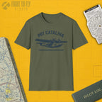 Consolidated PBY Catalina Premium T-Shirt - Pilot gifts - WWII warbird t-shirt
