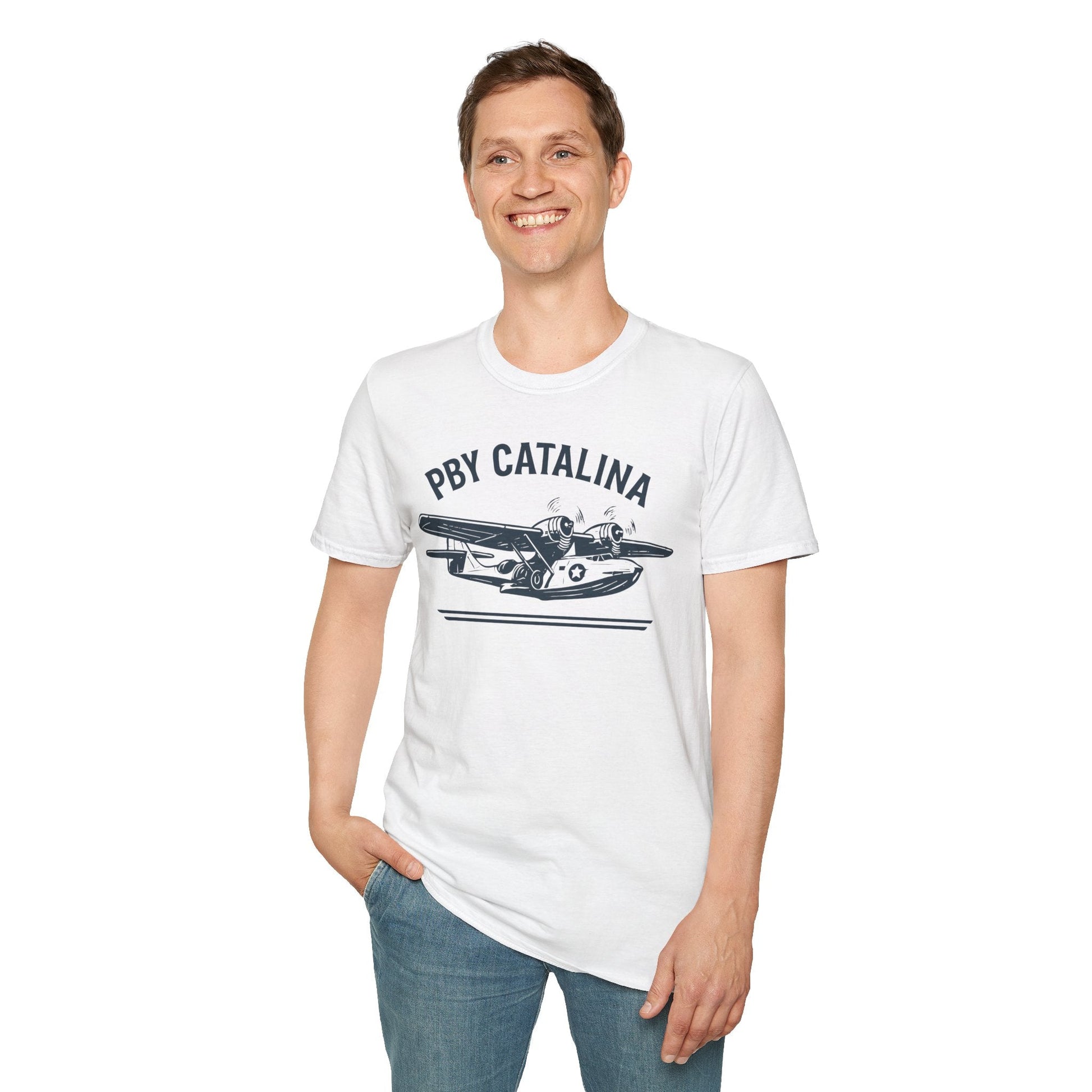 PBY Premium T-Shirt – Consolidated Catalina WWII Flying Boat Tee - Pilot gifts - warbird t-shirt