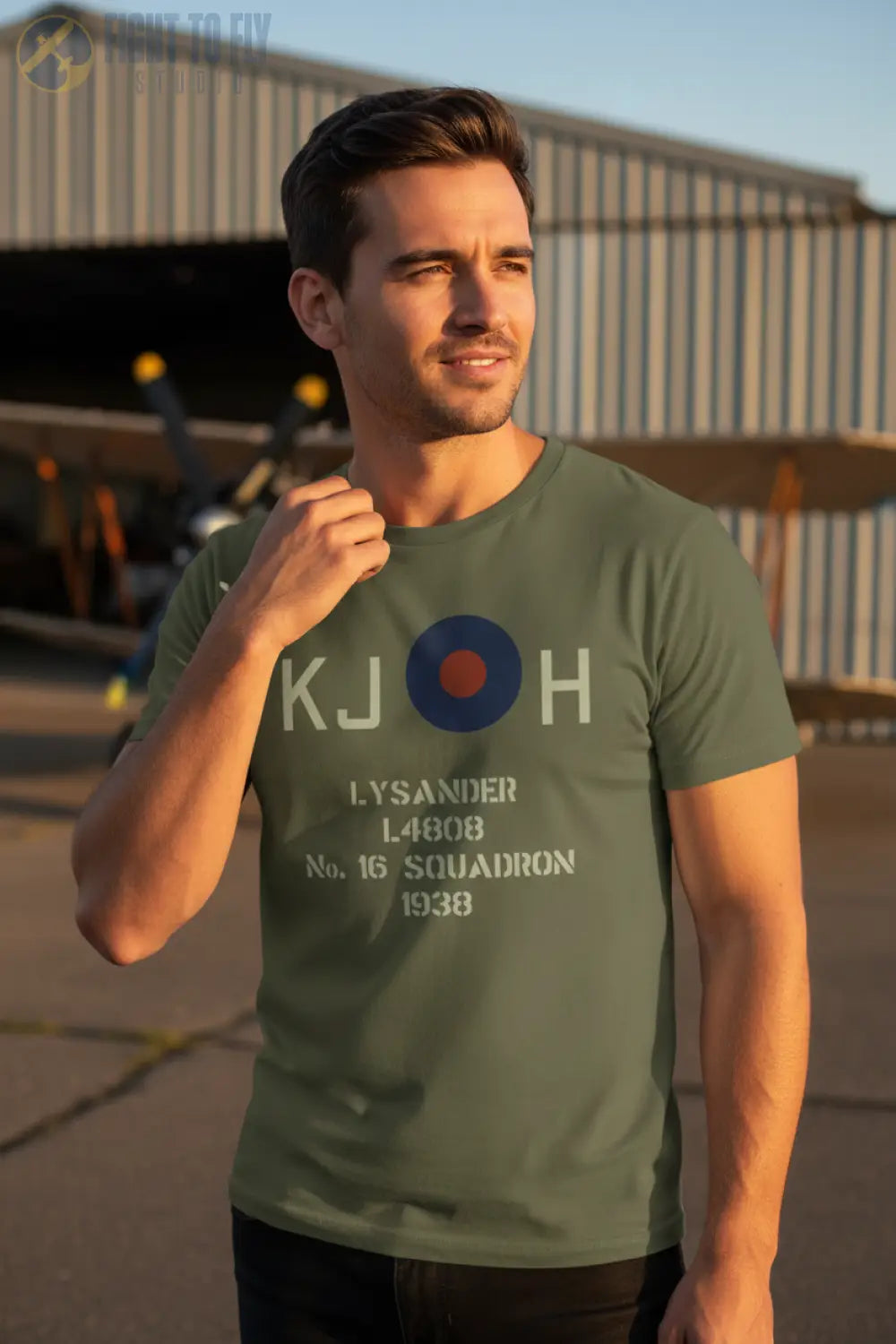 Personalized RAF Type B Roundel Shirt — Custom Squadron Codes & Aircraft Markings - T-Shirt - Pilot gifts - WWII