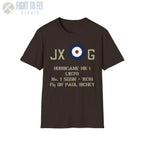 Personalized RAF Type C Roundel Shirt — Custom Squadron Codes & Aircraft Markings - T-Shirt - Pilot gifts - WWII