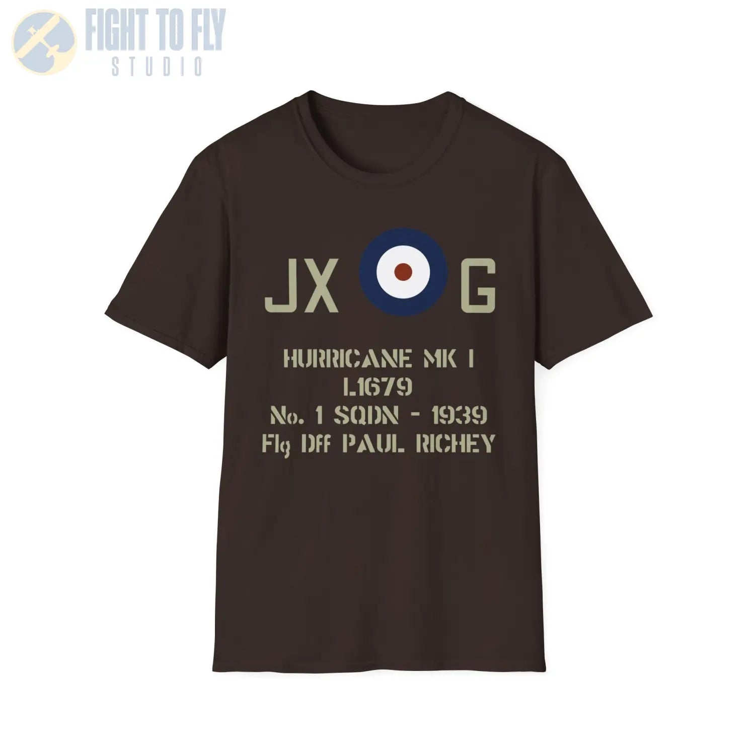 Personalized RAF Type C Roundel Shirt — Custom Squadron Codes & Aircraft Markings - T-Shirt - Pilot gifts - WWII