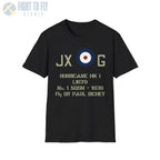 Personalized RAF Type C Roundel Shirt — Custom Squadron Codes & Aircraft Markings - T-Shirt - Pilot gifts - WWII