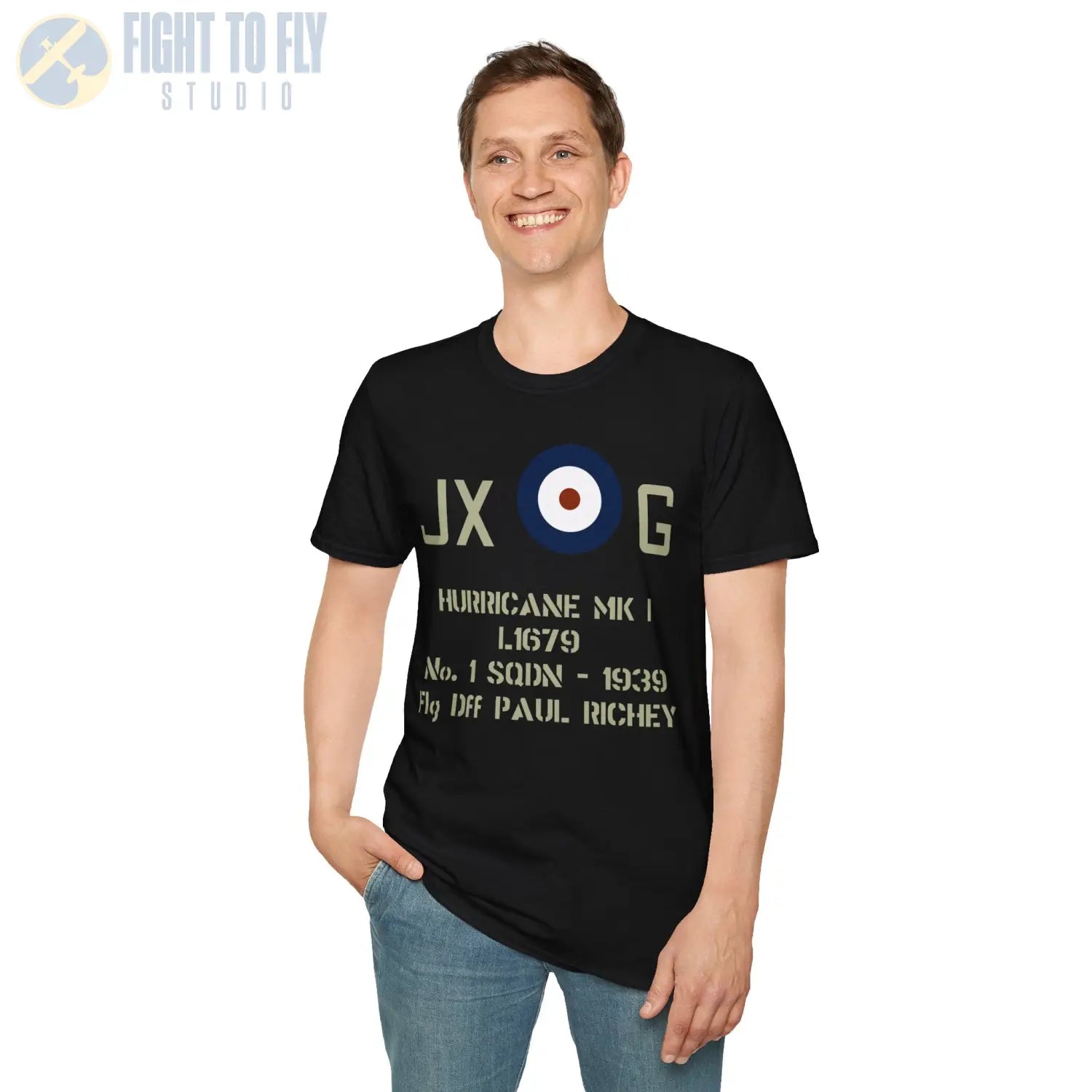 Personalized RAF Type C Roundel Shirt — Custom Squadron Codes & Aircraft Markings - T-Shirt - Pilot gifts - WWII