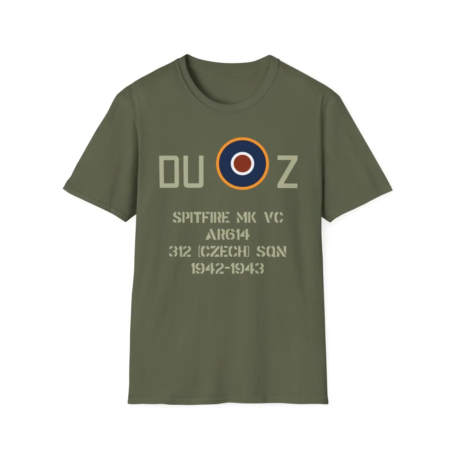 Personalized RAF Type C1 Roundel Shirt — Custom Squadron Codes & Aircraft Markings - T-Shirt - Pilot gifts - WWII