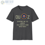 Personalized RAF Type C1 Roundel Shirt — Custom Squadron Codes & Aircraft Markings - T-Shirt - Pilot gifts - WWII