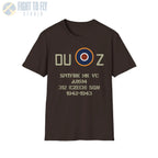 Personalized RAF Type C1 Roundel Shirt — Custom Squadron Codes & Aircraft Markings - T-Shirt - Pilot gifts - WWII