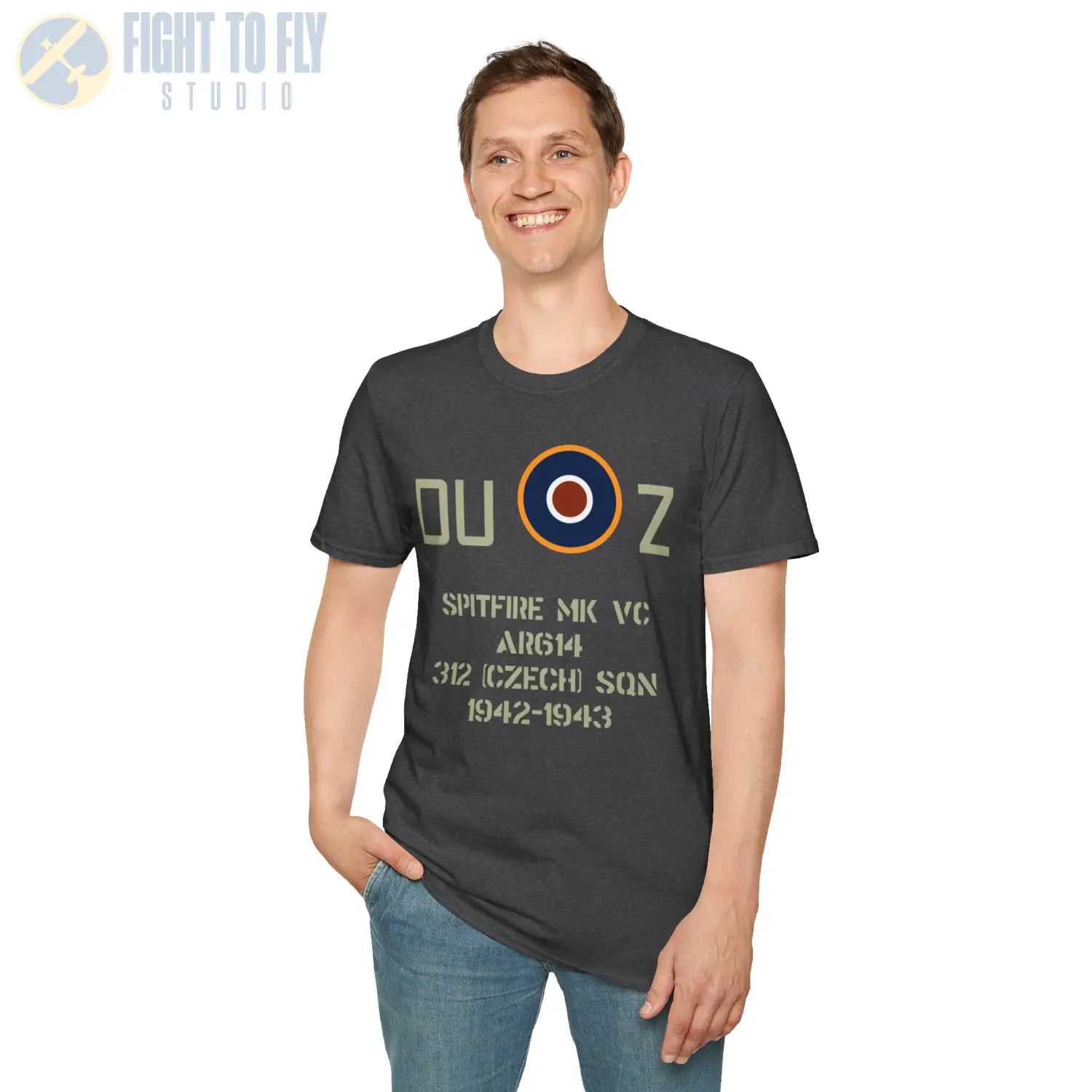 Personalized RAF Type C1 Roundel Shirt — Custom Squadron Codes & Aircraft Markings - T-Shirt - Pilot gifts - WWII