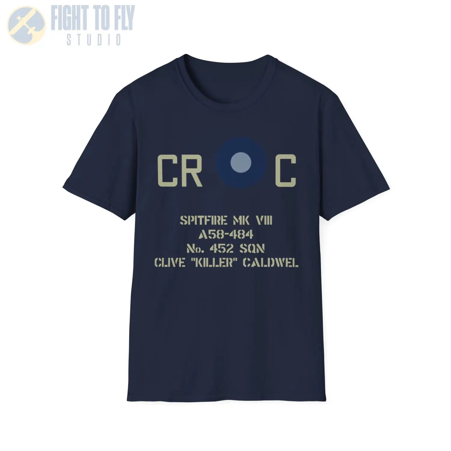 Personalized SEAC Roundel Shirt — Custom Squadron Codes & Aircraft Markings - T-Shirt - Pilot gifts - WWII warbird