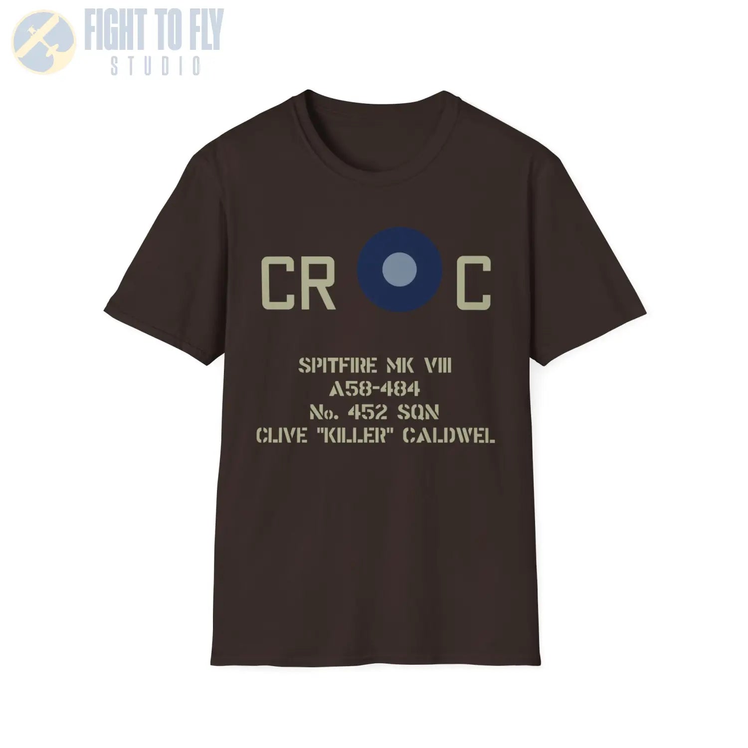 Personalized SEAC Roundel Shirt — Custom Squadron Codes & Aircraft Markings - T-Shirt - Pilot gifts - WWII warbird