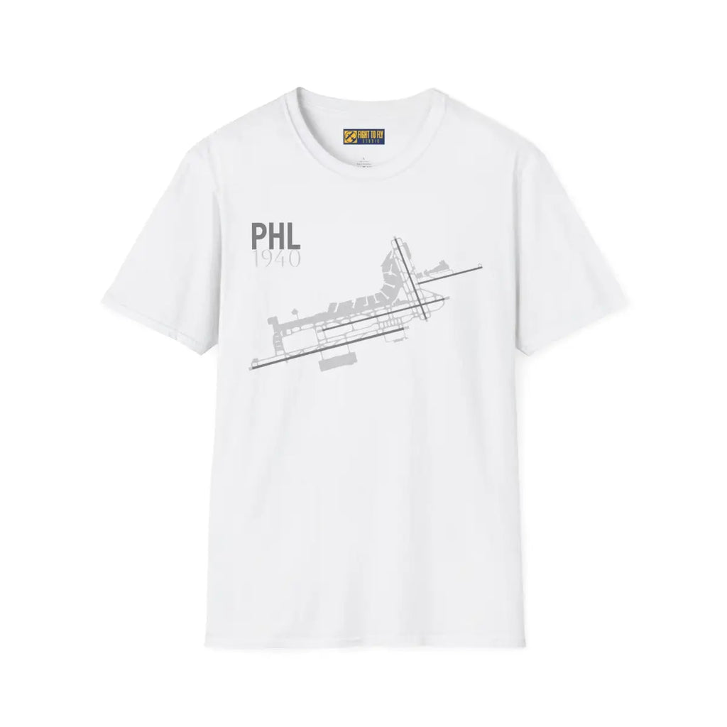 PHL Philadelphia International - 1940 - Tee - T-Shirt - Pilot gifts - WWII warbird t-shirt