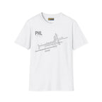 PHL Philadelphia International - 1940 - Tee - T-Shirt - Pilot gifts - WWII warbird t-shirt