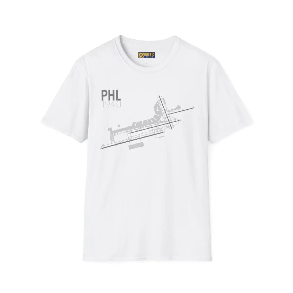 PHL Philadelphia International - 1940 - Tee - T-Shirt - Gifts for pilots - Aviation apparel