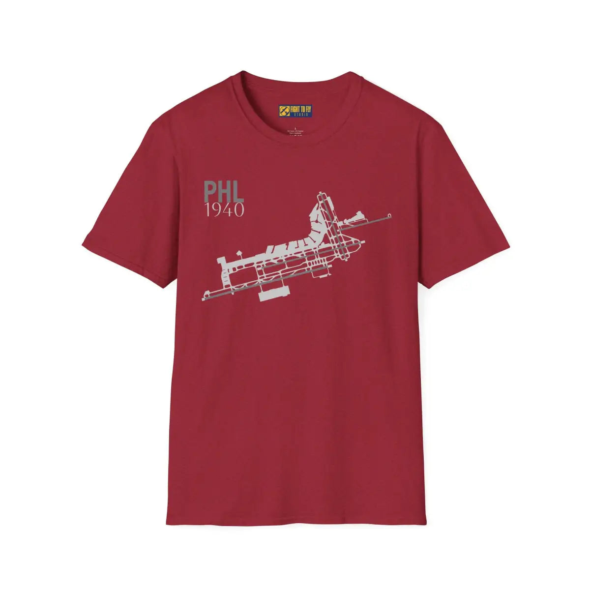 PHL Philadelphia International - 1940 - Tee - T-Shirt - Pilot gifts - WWII warbird t-shirt