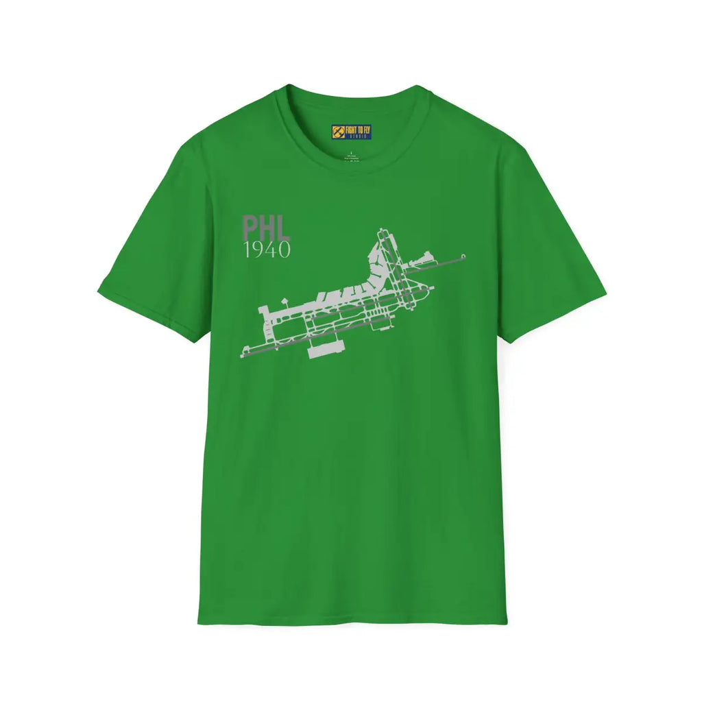 PHL Philadelphia International - 1940 - Tee - T-Shirt - Pilot gifts - WWII warbird t-shirt