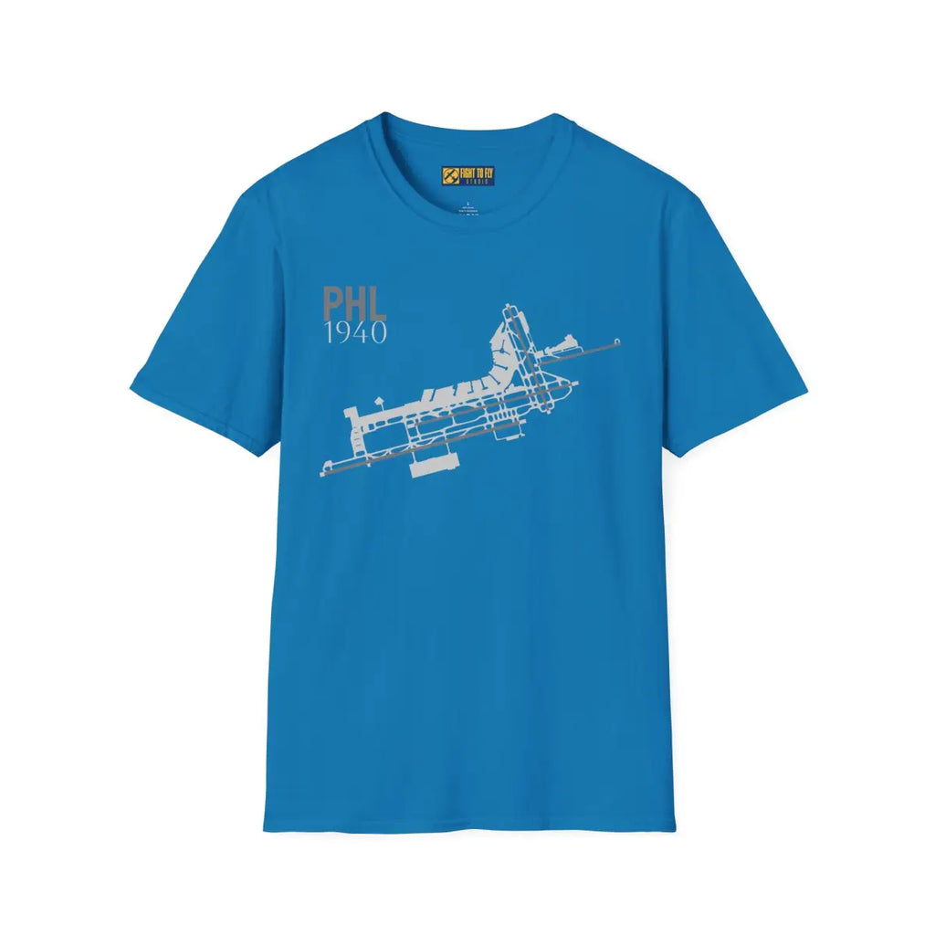 PHL Philadelphia International - 1940 - Tee - T-Shirt - Pilot gifts - WWII warbird t-shirt
