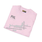 PHL Philadelphia International - 1940 - Tee - T-Shirt - Pilot gifts - WWII warbird t-shirt