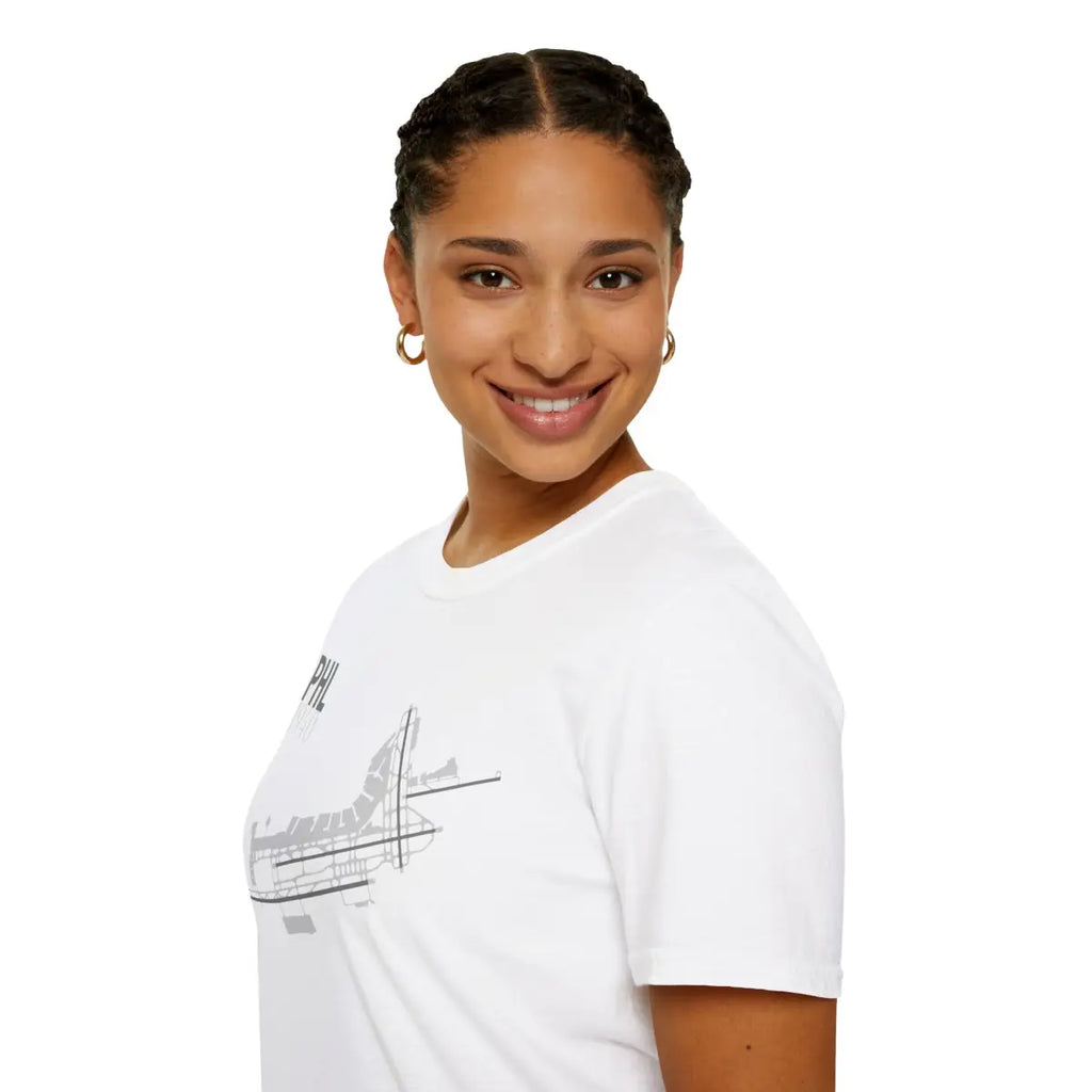 PHL Philadelphia International - 1940 - Tee - T-Shirt - Gifts for pilots - Aviation apparel