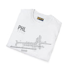 PHL Philadelphia International - 1940 - Tee - T-Shirt - Pilot gifts - WWII warbird t-shirt