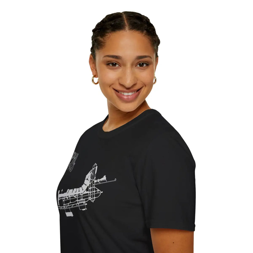 PHL Philadelphia International - 1940 - Tee - T-Shirt - Gifts for pilots - Aviation apparel