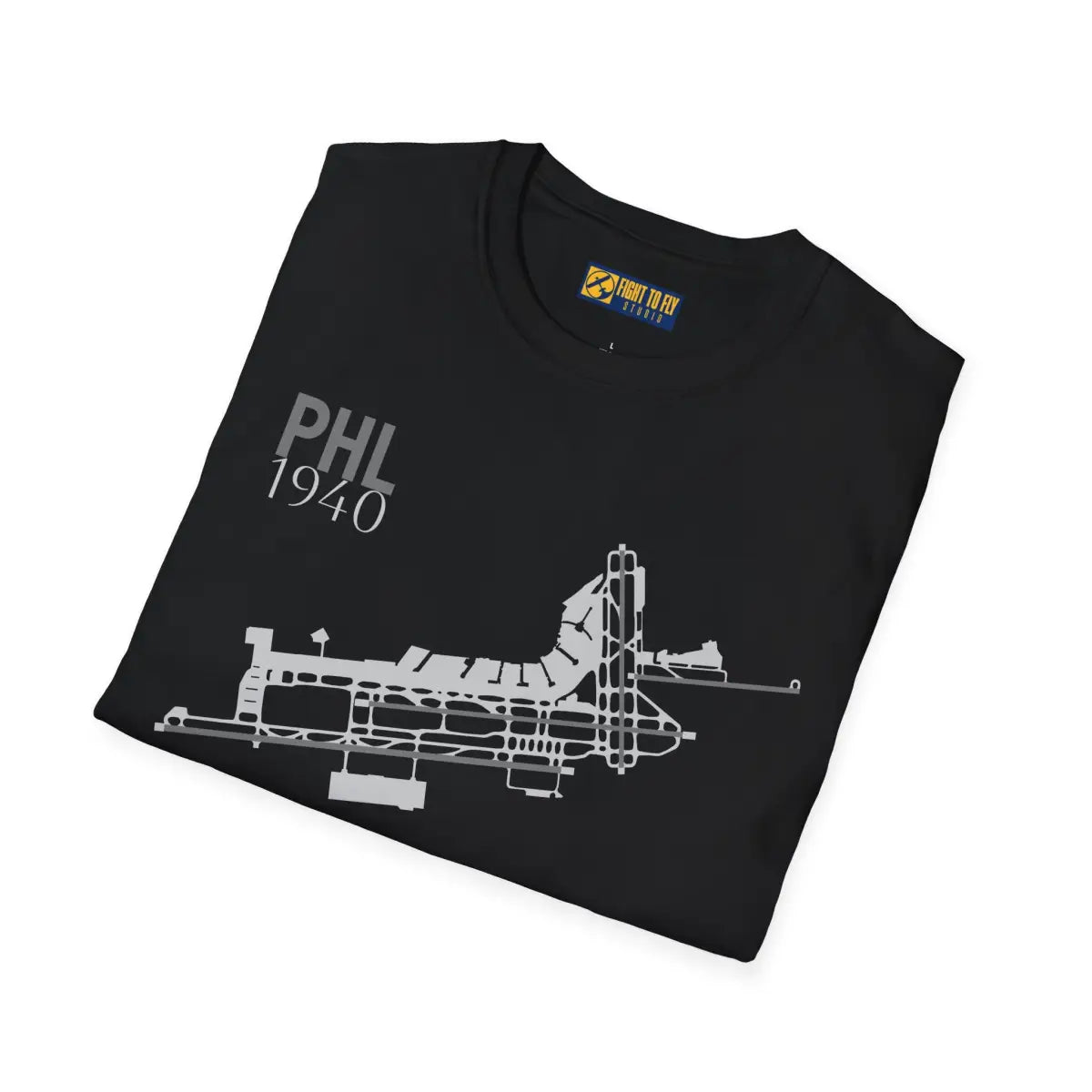 PHL Philadelphia International - 1940 - Tee - T-Shirt - Pilot gifts - WWII warbird t-shirt