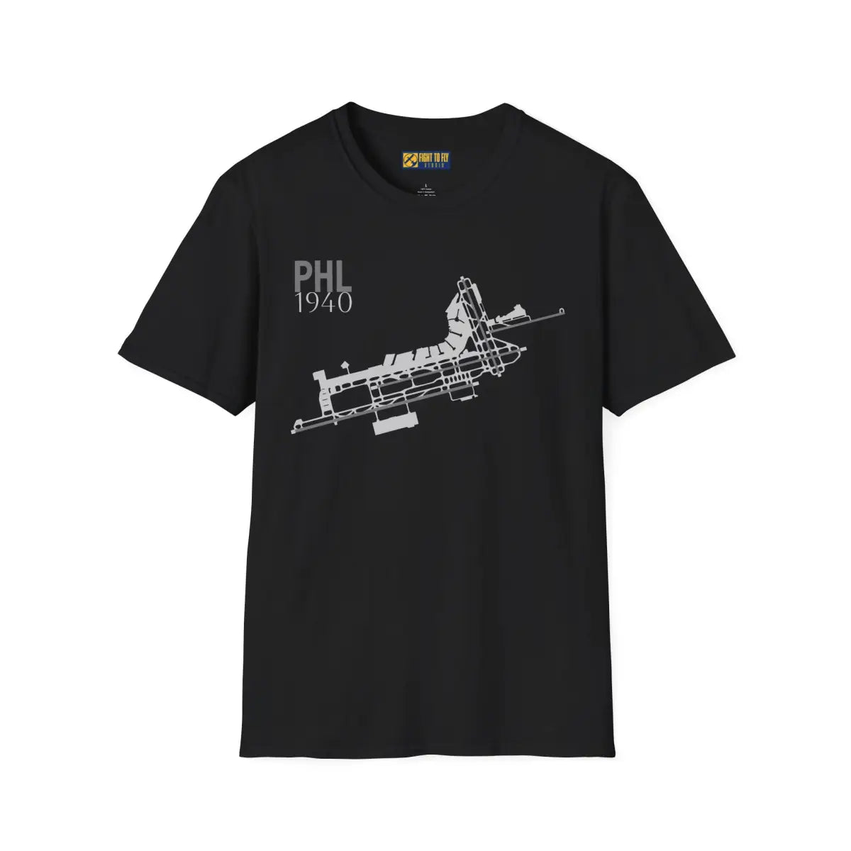 PHL Philadelphia International - 1940 - Tee - T-Shirt - Gifts for pilots - Aviation apparel