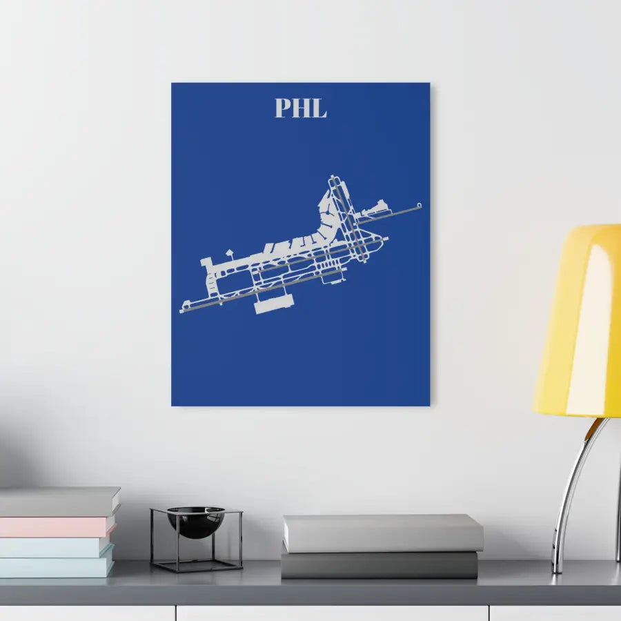 PHL - Philadelphia International Acrylic Print - Home Decor - Pilot gifts - WWII warbird t-shirt