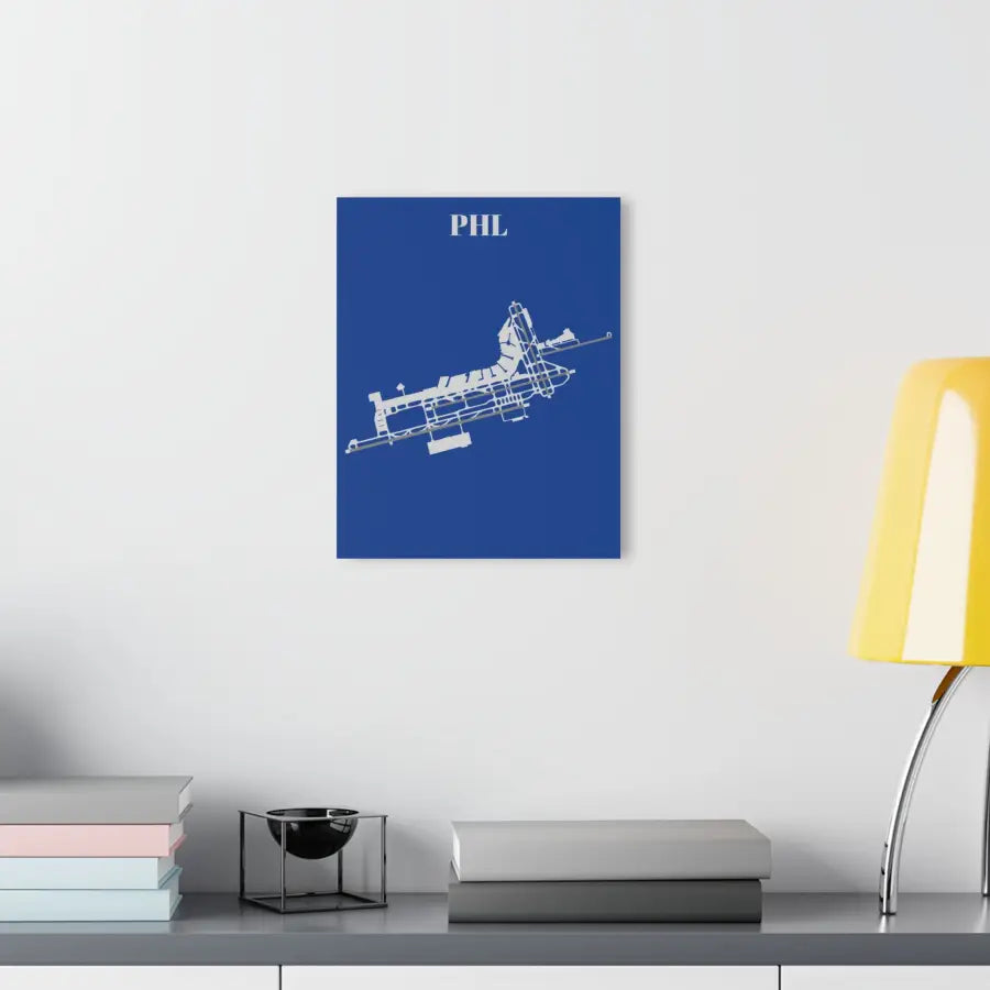PHL - Philadelphia International Acrylic Print - Home Decor - Pilot gifts - WWII warbird t-shirt