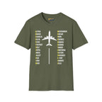 Phonetic Alphabet - Airplane - T-Shirt - Pilot gifts - WWII warbird t-shirt