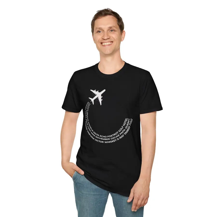 Phonetic Alphabet Airplane - T-Shirt - Pilot gifts - WWII warbird t-shirt