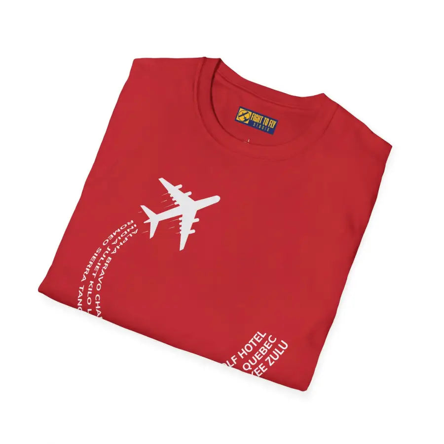 Phonetic Alphabet Airplane - T-Shirt - Pilot gifts - WWII warbird t-shirt