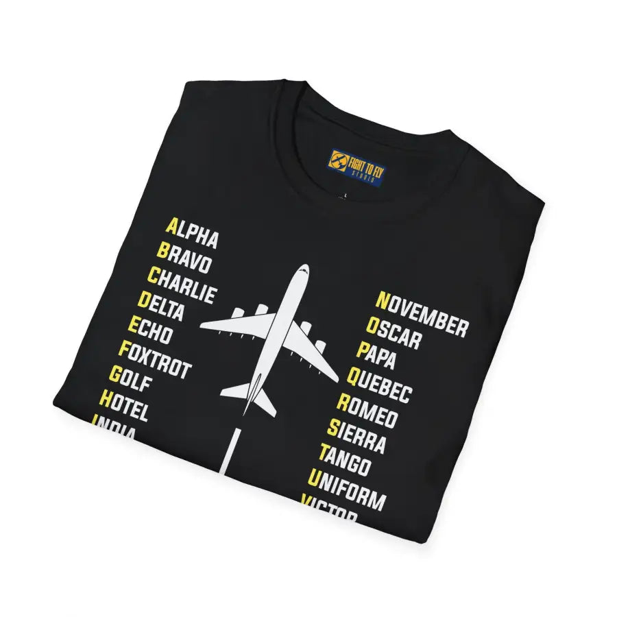 Phonetic Alphabet - Airplane - T-Shirt - Pilot gifts - WWII warbird t-shirt