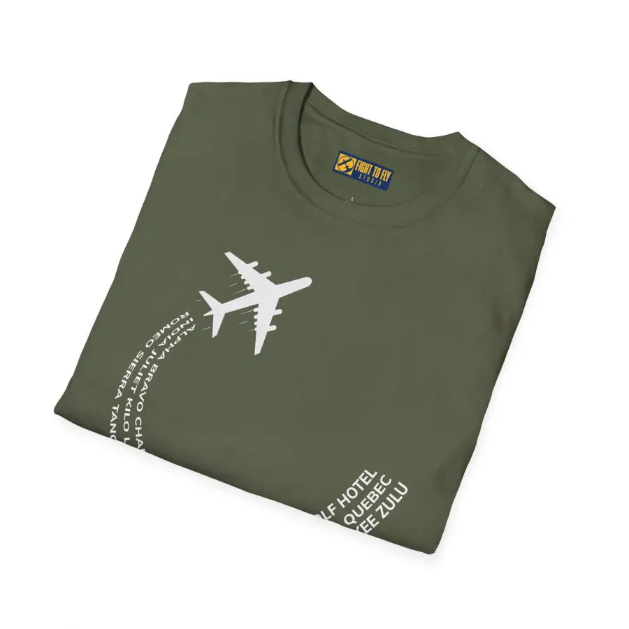 Phonetic Alphabet Airplane - T-Shirt - Pilot gifts - WWII warbird t-shirt