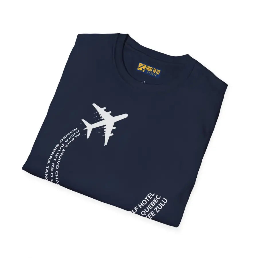 Phonetic Alphabet Airplane - T-Shirt - Pilot gifts - WWII warbird t-shirt