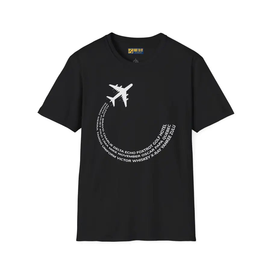 Phonetic Alphabet Airplane - T-Shirt - Pilot gifts - WWII warbird t-shirt
