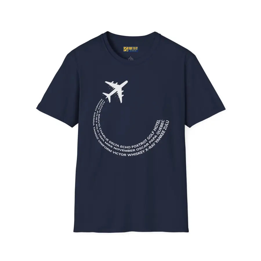 Phonetic Alphabet Airplane - T-Shirt - Pilot gifts - WWII warbird t-shirt