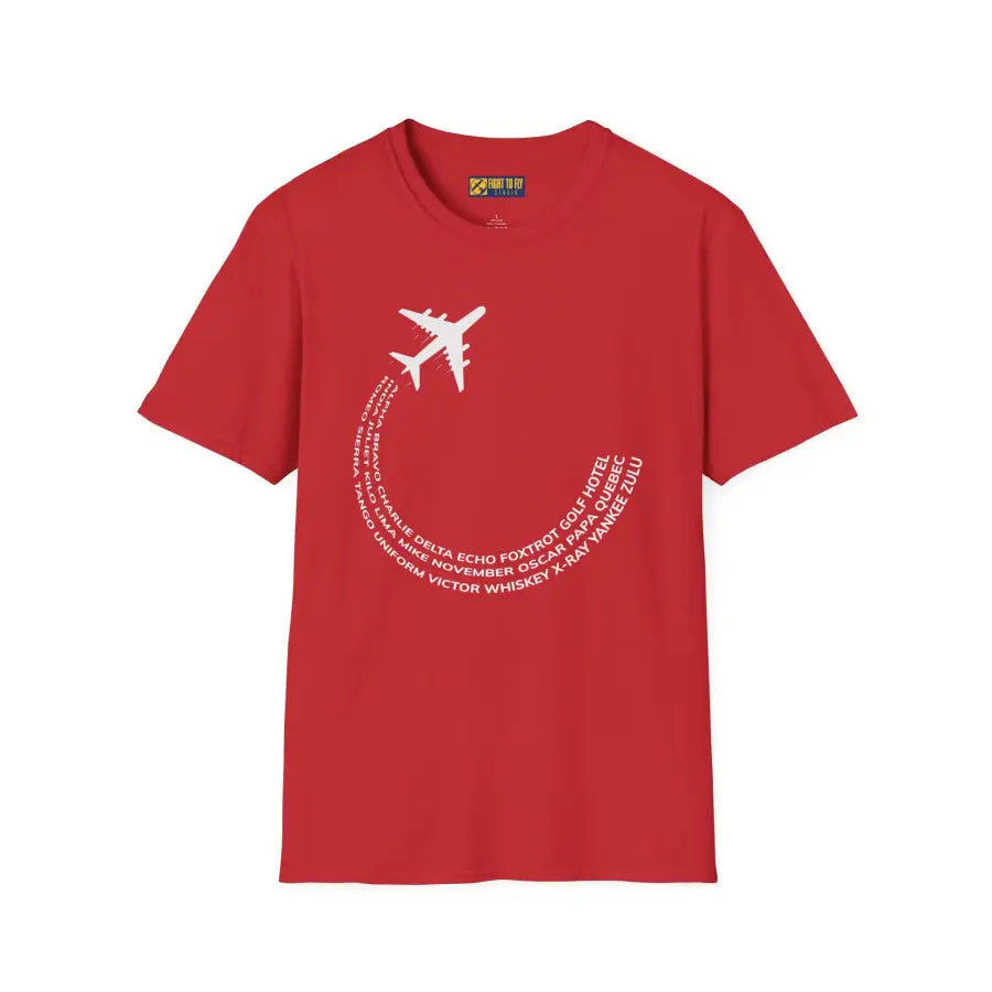 Phonetic Alphabet Airplane - T-Shirt - Pilot gifts - WWII warbird t-shirt