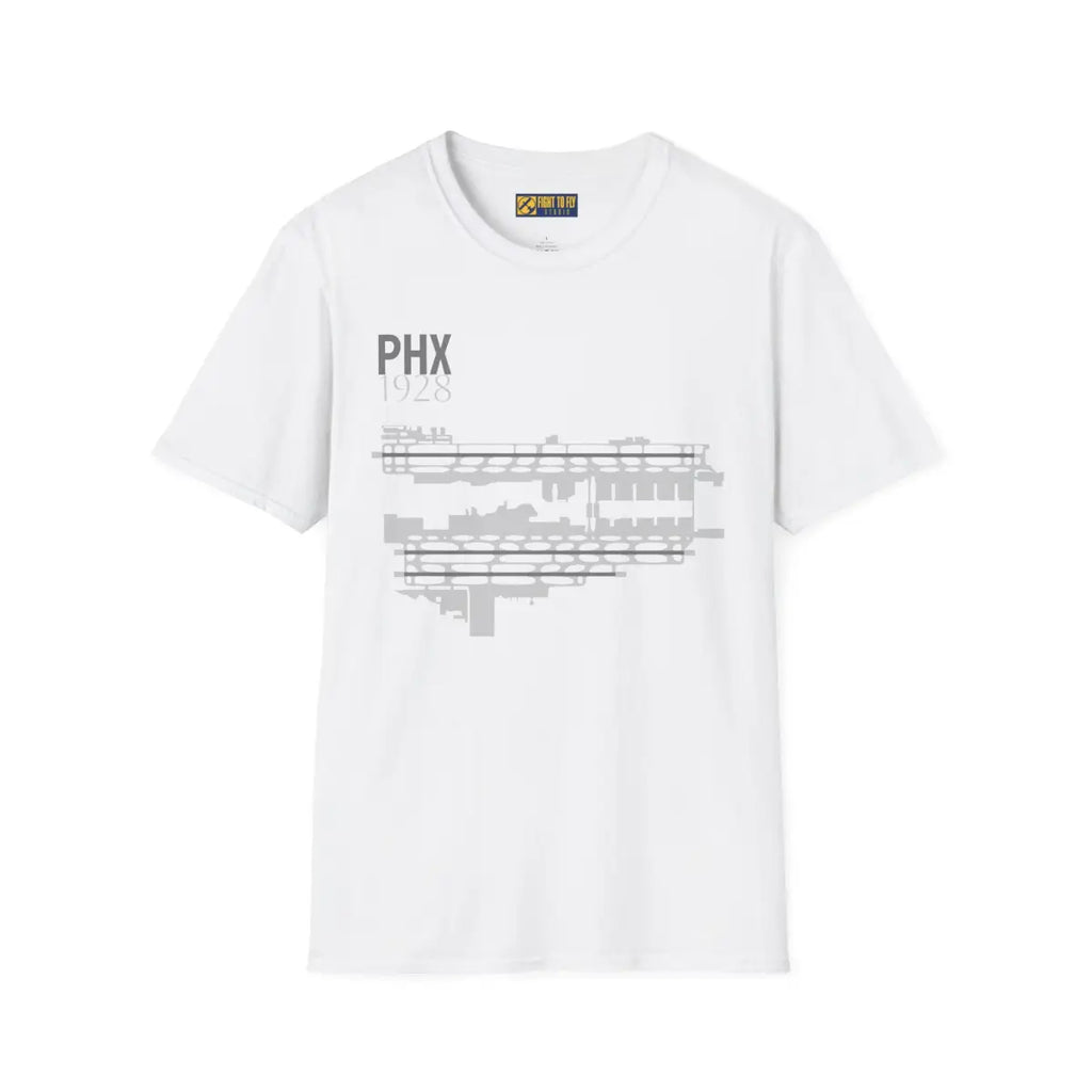 PHX Phoenix Sky Harbor International - 1928 - Tee - T-Shirt - Pilot gifts - WWII warbird t-shirt