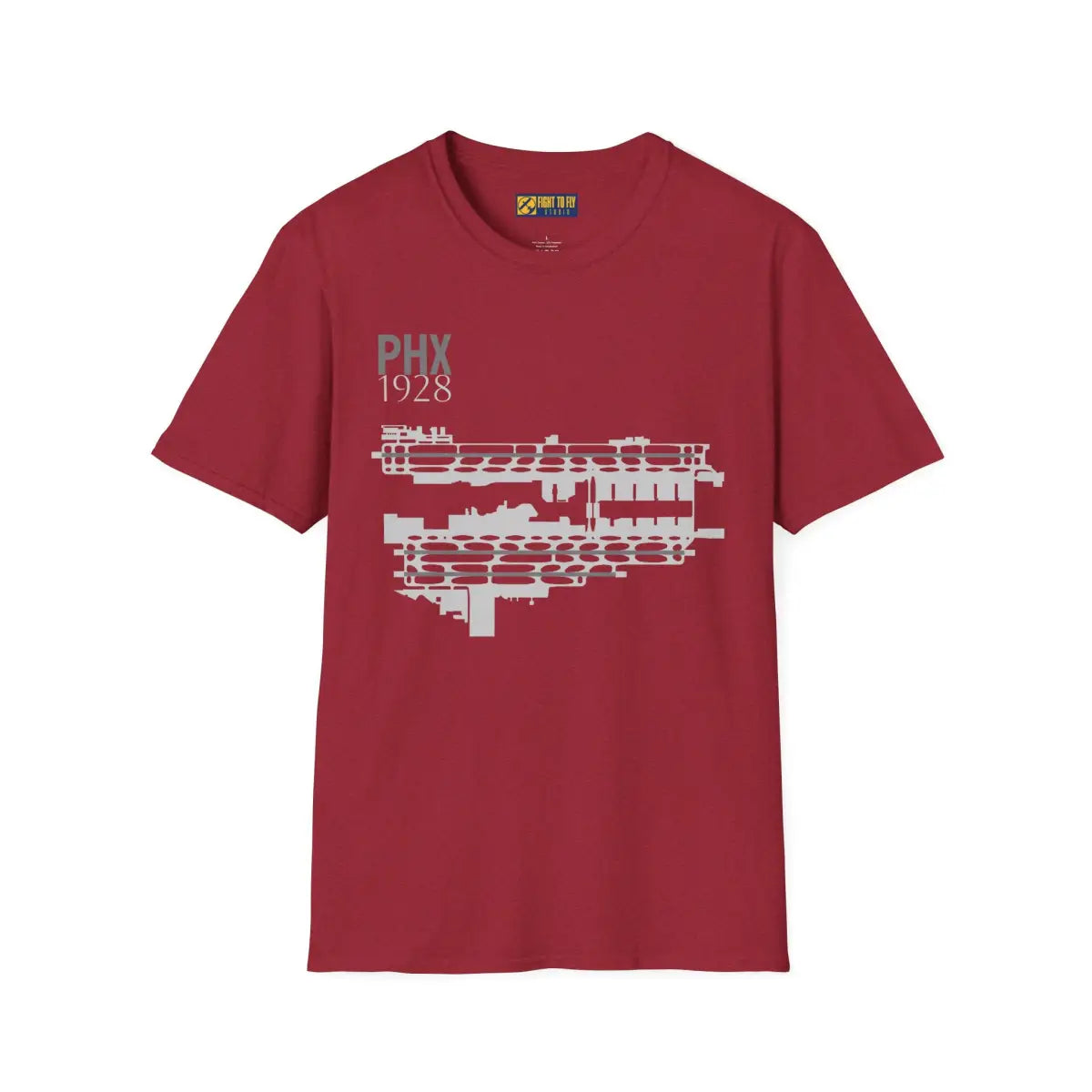 PHX Phoenix Sky Harbor International - 1928 - Tee - T-Shirt - Gifts for pilots - Aviation apparel