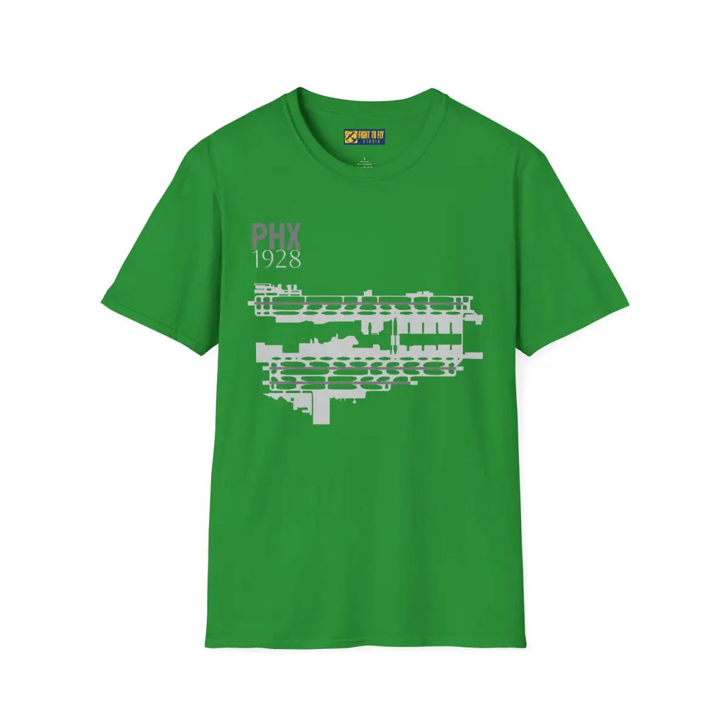PHX Phoenix Sky Harbor International - 1928 - Tee - T-Shirt - Pilot gifts - WWII warbird t-shirt