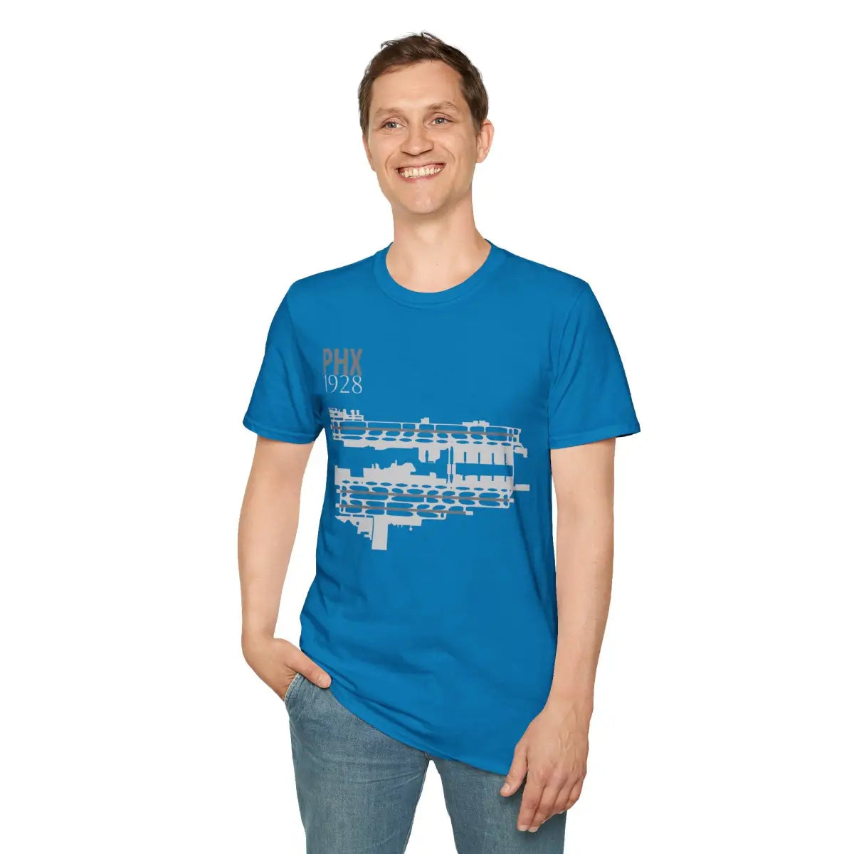 PHX Phoenix Sky Harbor International - 1928 - Tee - T-Shirt - Pilot gifts - WWII warbird t-shirt