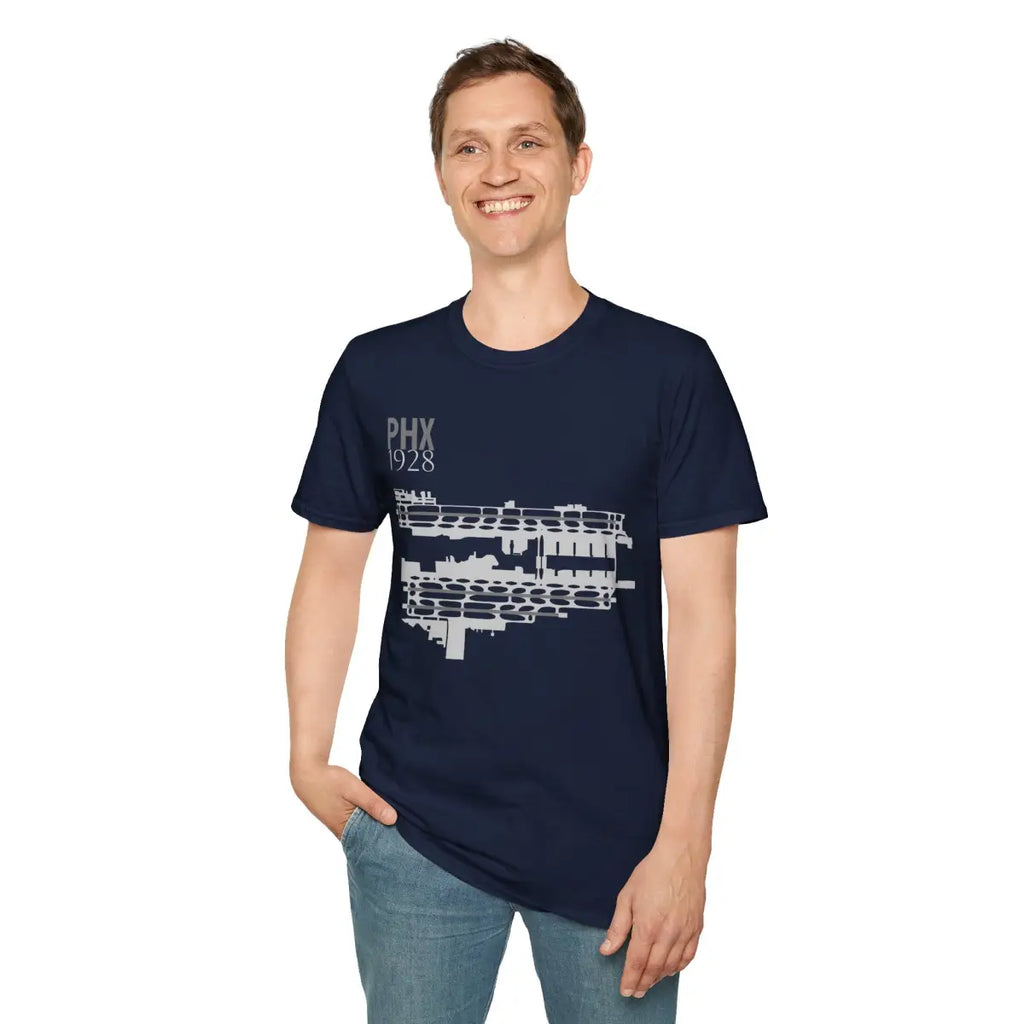 PHX Phoenix Sky Harbor International - 1928 - Tee - T-Shirt - Gifts for pilots - Aviation apparel