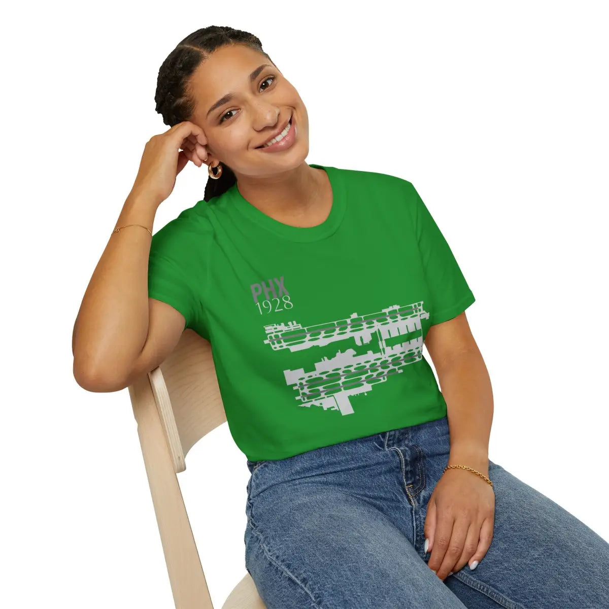 PHX Phoenix Sky Harbor International - 1928 - Tee - T-Shirt - Gifts for pilots - Aviation apparel