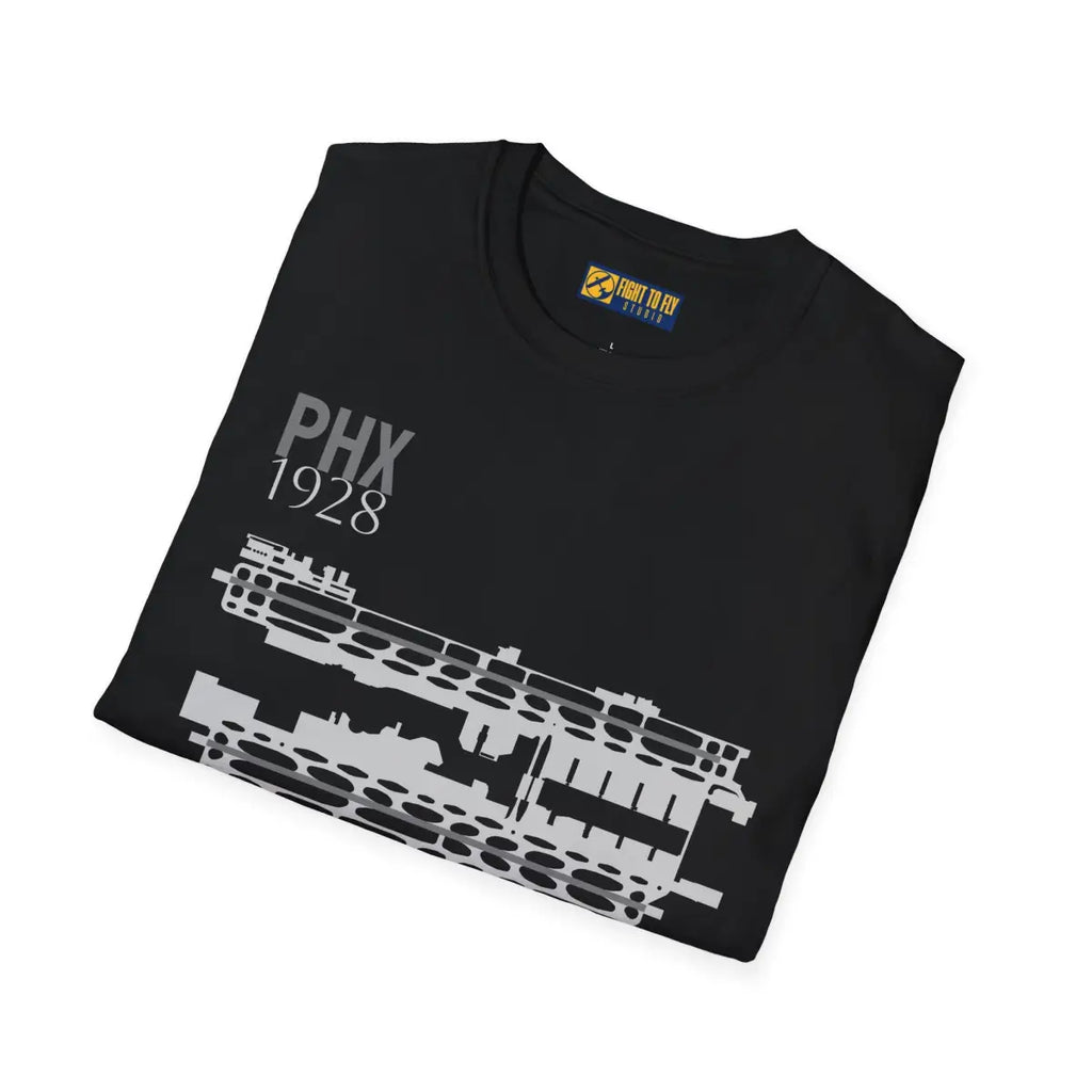 PHX Phoenix Sky Harbor International - 1928 - Tee - T-Shirt - Gifts for pilots - Aviation apparel